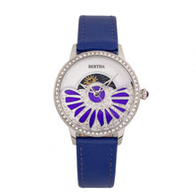 Load image into Gallery viewer, Bertha Adaline Mother-Of-Pearl Leather-Band Watch - Purple - BTHBR8203