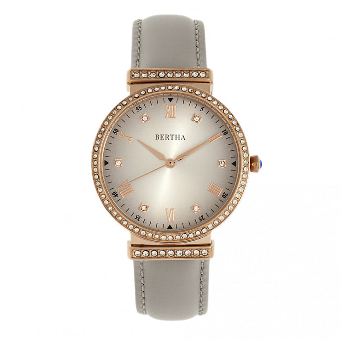 Bertha Allison Leather-Band Watch - BTHBR9305