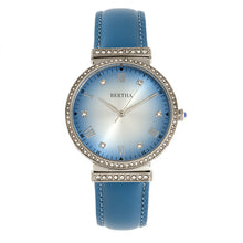 Load image into Gallery viewer, Bertha Allison Leather-Band Watch - Blue - BTHBR9303