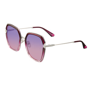 Bertha Teagan Polarized Sunglasses - Grey/Black - BRSBR033PU