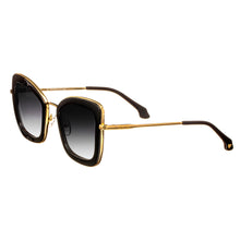 Load image into Gallery viewer, Bertha Delphine Handmade in Italy Sunglasses - Black - BRSIT108-1
