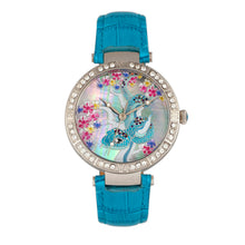 Load image into Gallery viewer, Bertha Mia Mother-Of-Pearl Leather-Band Watch - Blue  - BTHBR7401
