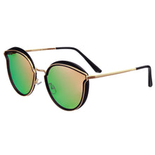 Load image into Gallery viewer, Bertha Lorelei Polarized Sunglasses - Black/Yellow-Green - BRSBR045GY
