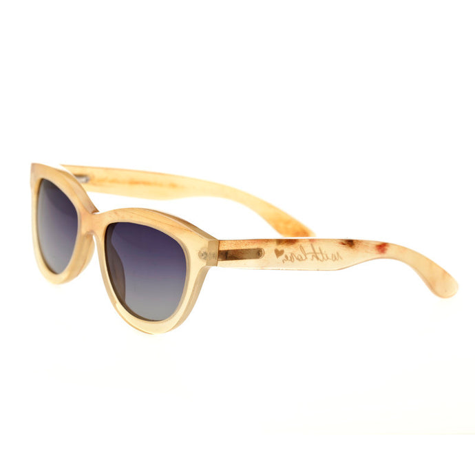 Bertha Carly Buffalo-Horn Polarized Sunglasses - BRSBR009C