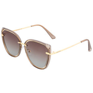 Bertha Rylee Polarized Sunglasses - Brown/Brown - BRSBR041BN