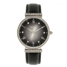 Load image into Gallery viewer, Bertha Allison Leather-Band Watch - Black - BTHBR9301
