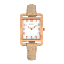 Load image into Gallery viewer, Bertha Marisol Swiss MOP Leather-Band Watch - Cream - BTHBR6904
