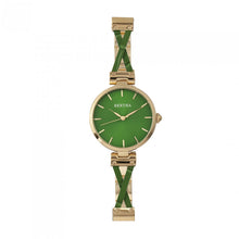 Load image into Gallery viewer, Bertha Amanda Criss-Cross Bracelet Watch - Gold/Green - BTHBR7603

