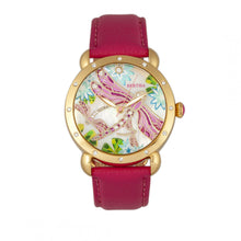 Load image into Gallery viewer, Bertha Jennifer MOP Leather-Band Ladies Watch - Gold/Pink - BTHBR5004
