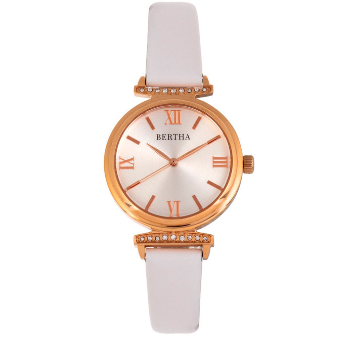 Bertha Jasmine Leather-Band Watch - BTHBR9605