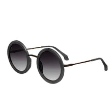 Load image into Gallery viewer, Bertha Quant Handmade in Italy Sunglasses - Black - BRSIT110-1
