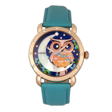 Load image into Gallery viewer, Bertha Ashley MOP Leather-Band Ladies Watch - Rose Gold/Turquoise - BTHBR3007