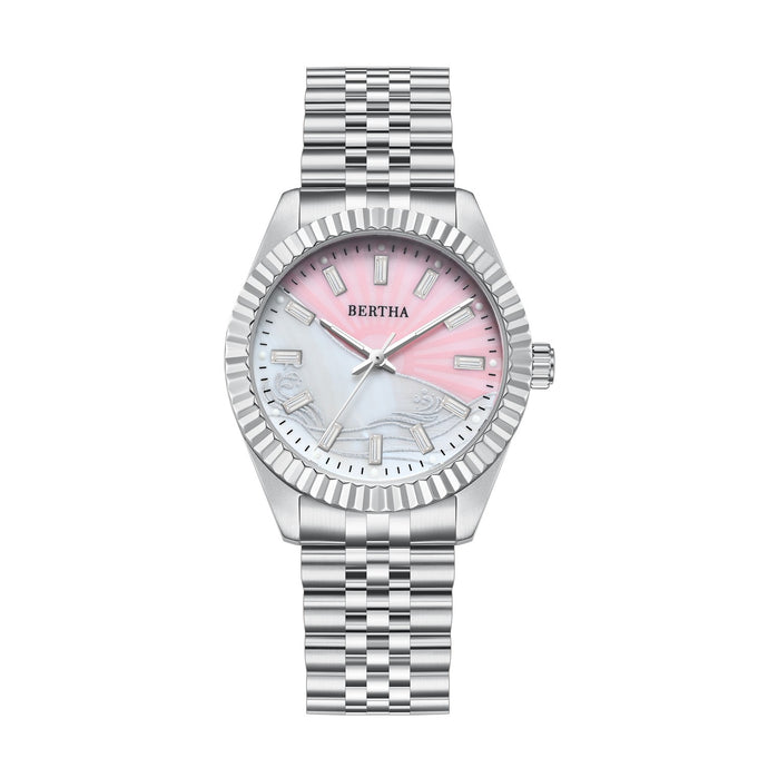 Bertha Marina Mother-Of-Pearl Bracelet Watch - BTHBS1701