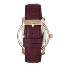 Load image into Gallery viewer, Bertha Gisele MOP Leather-Band Ladies Watch - Rose Gold/Plum - BTHBR4404
