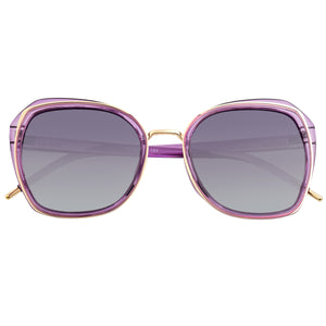Bertha Jade Polarized Sunglasses - Purple/Black - BRSBR042PU