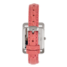 Load image into Gallery viewer, Bertha Marisol Swiss MOP Leather-Band Watch - Coral - BTHBR6902
