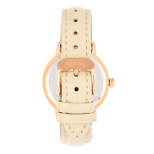 Load image into Gallery viewer, Bertha Cecelia Leather-Band Watch - Cream  - BTHBR7504
