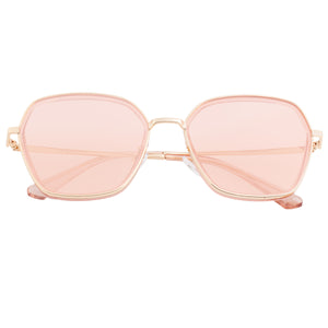 Bertha Emilia Polarized Sunglasses - Rose Gold/Pink - BRSBR037PK