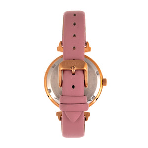 Bertha Jasmine Leather-Band Watch - Pink - BTHBR9606