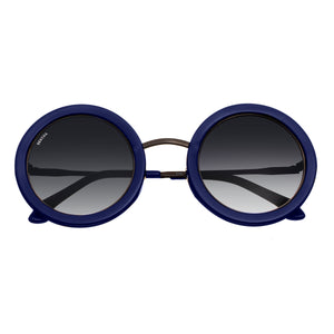 Bertha Quant Handmade in Italy Sunglasses - Navy - BRSIT110-3