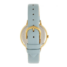 Load image into Gallery viewer, Bertha Delilah Leather-Band Watch - Gold/Light Blue - BTHBR8604
