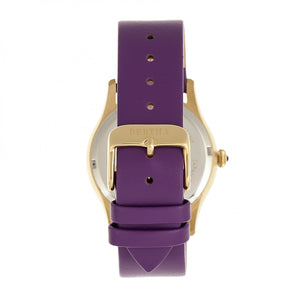 Bertha Annabelle Leather-Band Watch - Purple - BTHBR9204