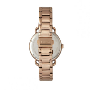 Bertha Gwen Bracelet Watch w/Day/Date - Rose Gold - BTHBR8303