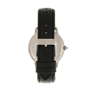 Bertha Madeline MOP Leather-Band Watch - Black - BTHBR7104