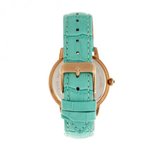 Load image into Gallery viewer, Bertha Madeline MOP Leather-Band Watch - Turquoise - BTHBR7108

