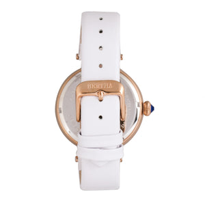 Bertha Rosie Leather-Band Watch - Rose Gold/White - BTHBR8805