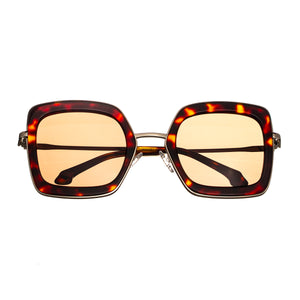 Bertha Ellie Handmade in Italy Sunglasses - Tortoise - BRSIT106-3