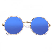 Load image into Gallery viewer, Bertha Riley Polarized Sunglasses - Gold/Blue - BRSBR028BL
