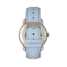 Load image into Gallery viewer, Bertha Estella MOP Leather-Band Ladies Watch - Silver/Powder Blue - BTHBR5102
