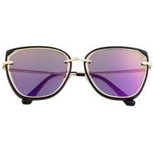 Load image into Gallery viewer, Bertha Rylee Polarized Sunglasses - Black/Purple - BRSBR041PU
