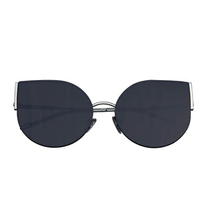 Bertha Logan Polarized Sunglasses - Silver/Silver - BRSBR036SL