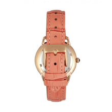 Load image into Gallery viewer, Bertha Abby Swiss Leather-Band Watch - Rose Gold/Coral - BTHBR6807
