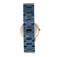 Load image into Gallery viewer, Bertha Dawn Mother-of-Pearl Cable Bracelet Watch - Rose Gold/Blue - BTHBR9706

