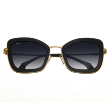 Load image into Gallery viewer, Bertha Delphine Handmade in Italy Sunglasses - Black - BRSIT108-1
