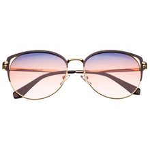 Load image into Gallery viewer, Bertha Darby Polarized Sunglasses - Gold/Blue-Pink - BRSBR049BP
