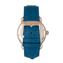 Load image into Gallery viewer, Bertha Daphne MOP Leather-Band Ladies Watch - Blue/White - BTHBR4607
