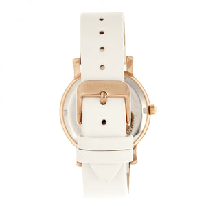 Bertha Vanessa Leather Band Watch - White  - BTHBR8705