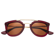 Load image into Gallery viewer, Bertha Ella Polarized Sunglasses - Red/Brown - BRSBR010R
