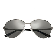 Load image into Gallery viewer, Bertha Bianca Polarized Sunglasses - Silver/Black - BRSBR020S
