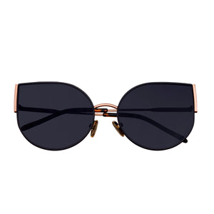 Bertha Logan Polarized Sunglasses - Rose Gold/Black - BRSBR036RG