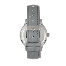 Load image into Gallery viewer, Bertha Eden Mother-Of-Pearl Leather-Band Watch w/Date - Grey/Silver - BTHBR6502
