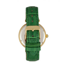 Load image into Gallery viewer, Bertha Mia Mother-Of-Pearl Leather-Band Watch - Green - BTHBR7403
