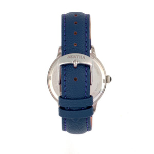 Bertha Dolly Leather-Band Watch - Blue  - BTHBS1002