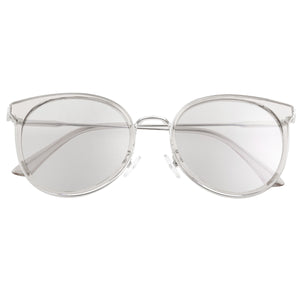 Bertha Brielle Polarized Sunglasses - Clear/Clear - BRSBR040GY