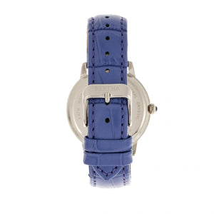 Bertha Madeline MOP Leather-Band Watch - Purple - BTHBR7105