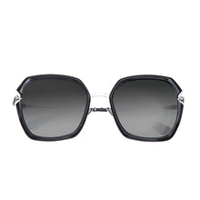 Load image into Gallery viewer, Bertha Teagan Polarized Sunglasses - Black/Silver - BRSBR033SL
